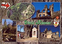 Detail pohlednice Dívčí Kámen (C-DKV 002)