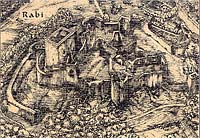 Detail Dřevěná pohlednice Rabí (P-RAD 006)