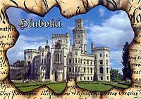Detail Pohlednice Hluboká nad Vltavou (C-HLJ 007)