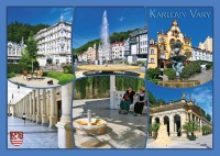 Detail Pohlednice Karlovy Vary (K-KVV 009)