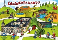 Detail Pohlednice Loučná nad Desnou (XMLDE 001)