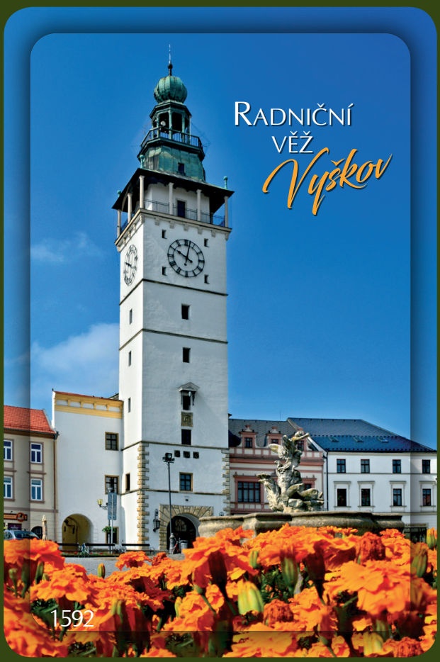 Magnetka MI Vyškov radniční věž  B-VYM 1592