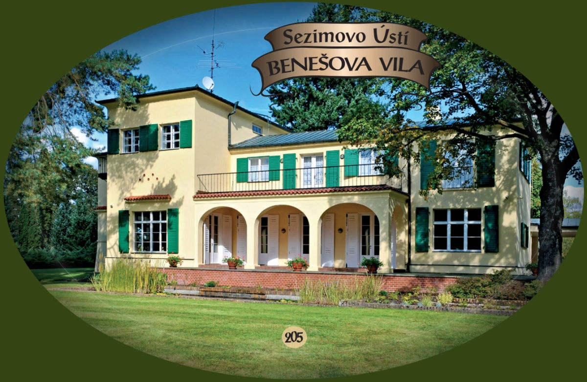 Magnetka MO Sezimovo Ústí Benešova vila  C-SEH 205