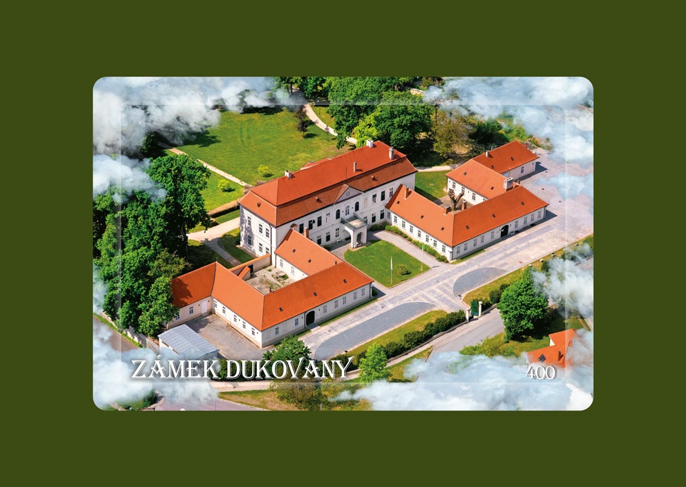 Magnetka MM Dukovany Zámek letecká  MM400