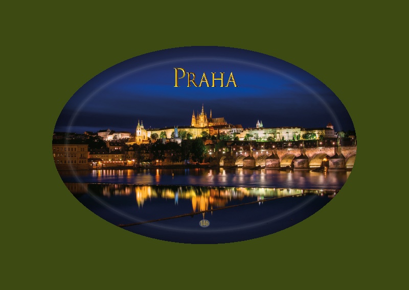 Magnetka MO Praha Hradčany noční  A-PHH 146