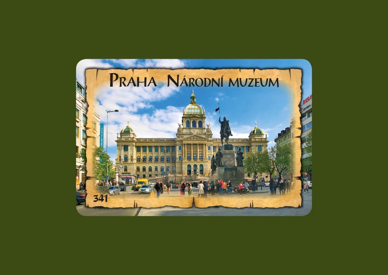 Magnetka MI Praha Národní muzeum  A-PHM 341