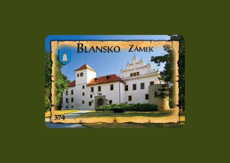 Magnetka MI Blansko Zámek  B-BLM 374