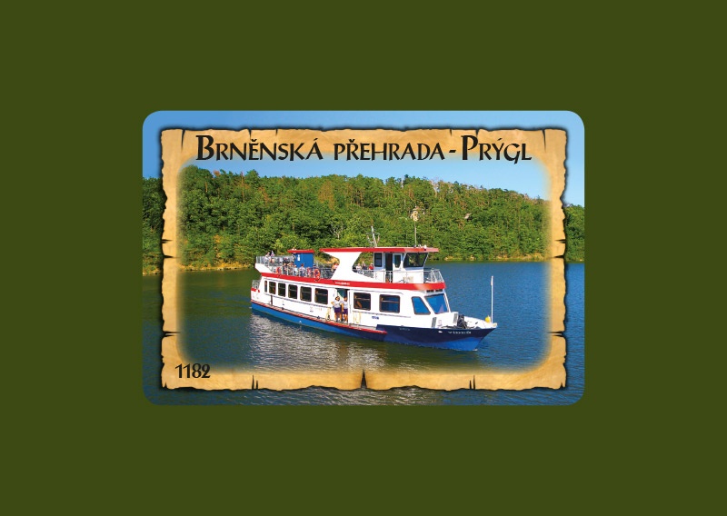 Magnetka MI Brněnská přehrada - Prýgl  B-BRM1182