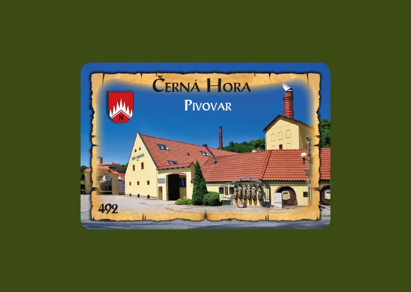 Magnetka MI Černá Hora Pivovar  B-CHM 492