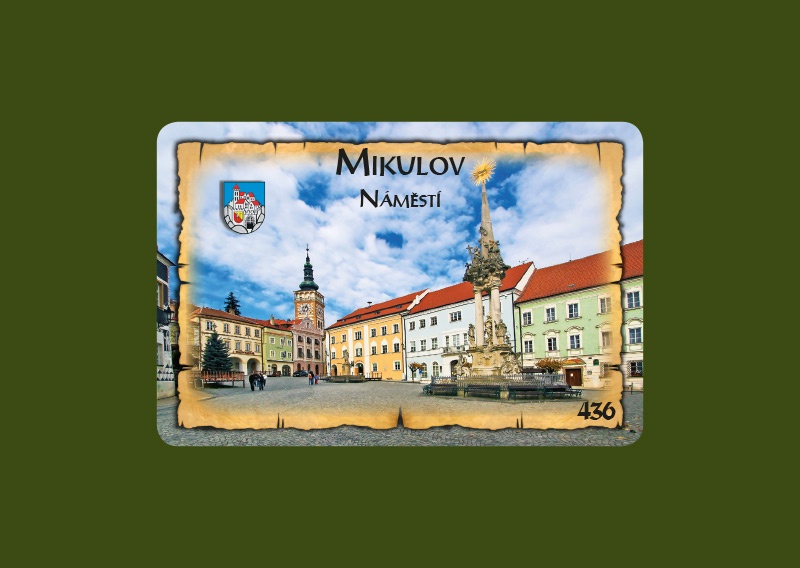 Magnetka MI Mikulov Náměstí  B-MIM 436