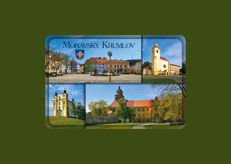 Magnetka MI Moravský Krumlov čtyřobrázková  B-MVM1177