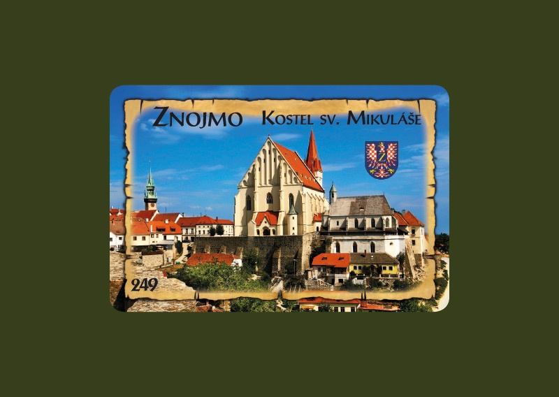 Magnetka MI Znojmo Kostel sv. Mikuláše  B-ZNM 249