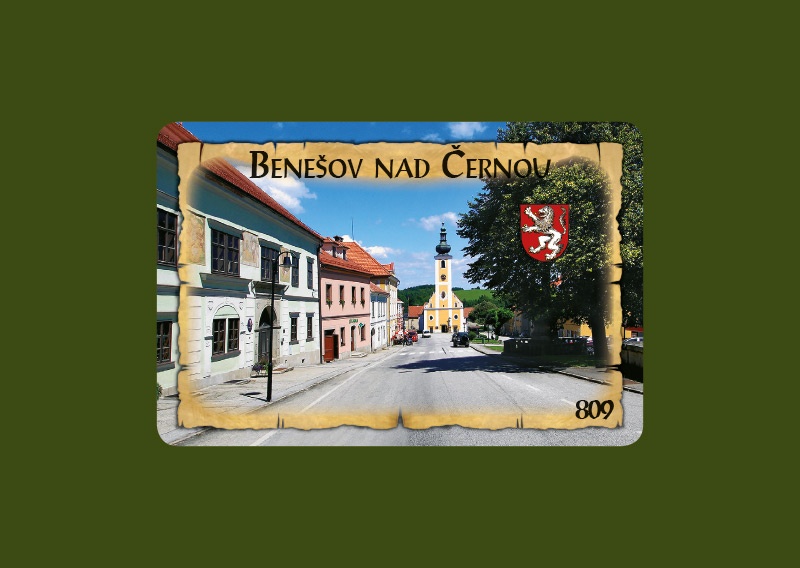 Magnetka MI Benešov nad Černou Náměstí  C-BCM 809