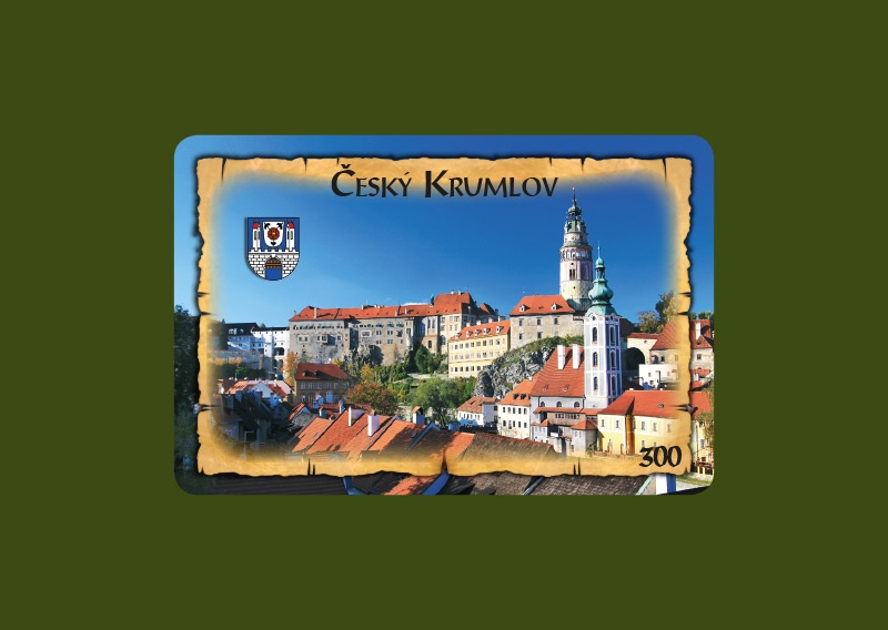 Magnetka MI Český Krumlov Zámek od divadla  C-CKM 300