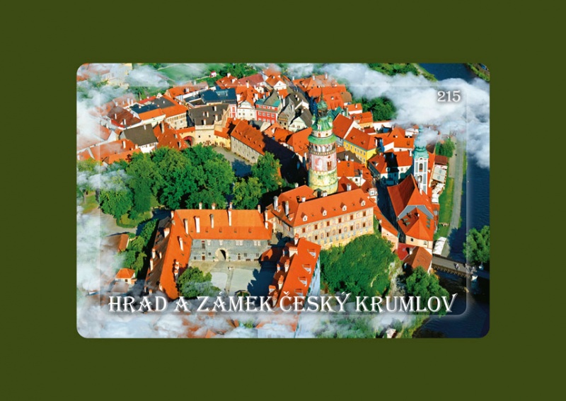 Magnetka MM Český Krumlov letecká  C-CKU 215