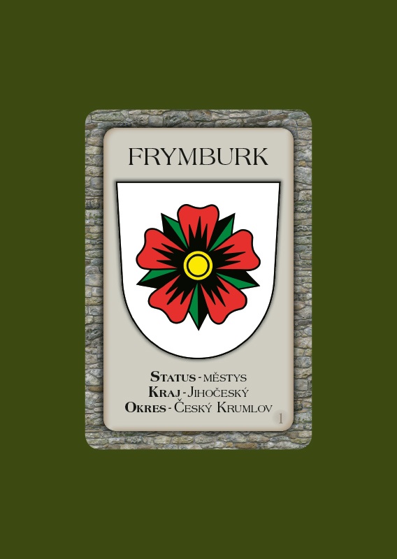 Magnetka MZ Frymburk městský znak  C-FRM 001