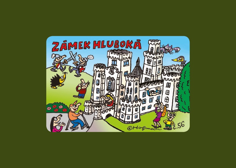 Magnetka MH Hluboká Zámek  C-HLM 056