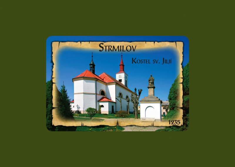 Magnetka MI Strmilov Kostel sv. Jiljí  C-SRM1235