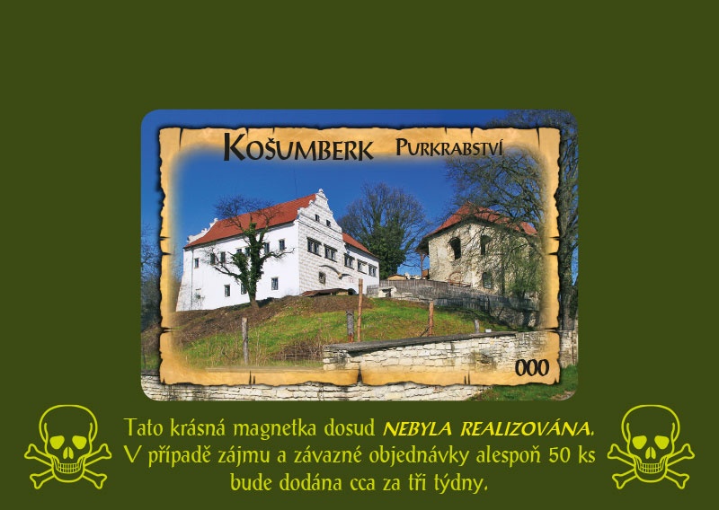 Magnetka MI Košumberk Hrad  E-KOM 999