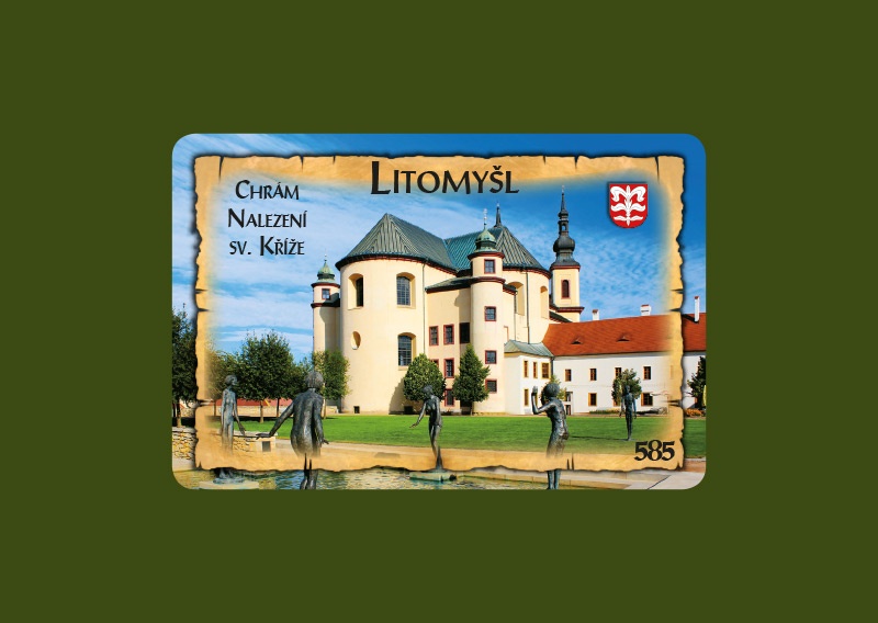 Magnetka MI Litomyšl Chrám Nalezení sv. Kříže  E-LMM 585