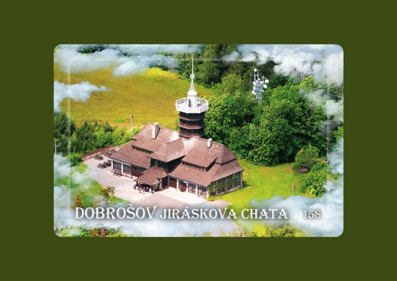 Magnetka MI Dobrošov Jiráskova chata letecká  H-DRU-158