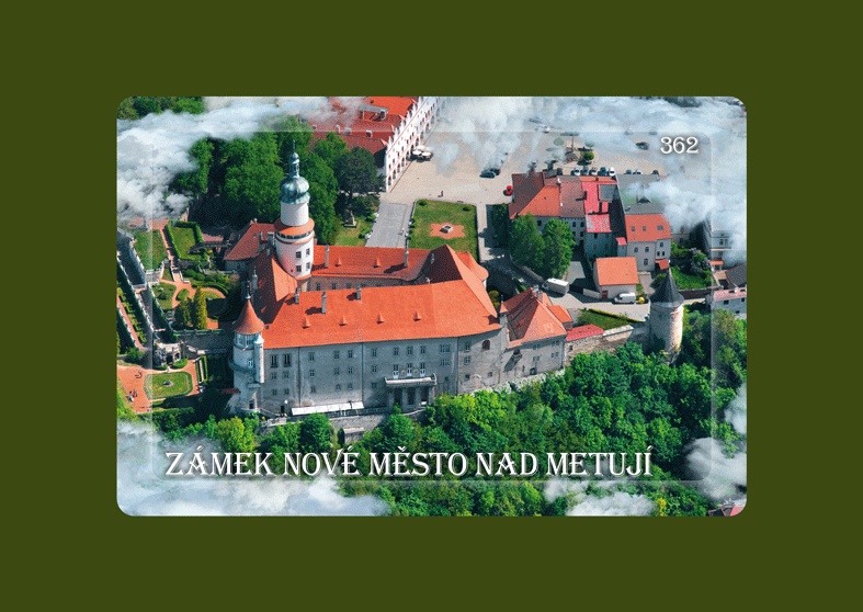 Magnetka MM Nové Město nad Metují letecká  H-NMU 362