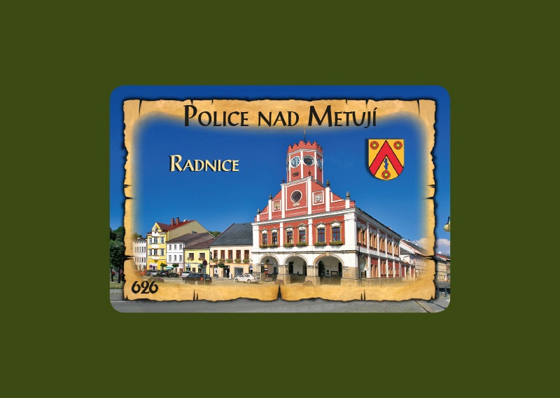 Magnetka MI Police nad Metují Radnice  H-PMM 626