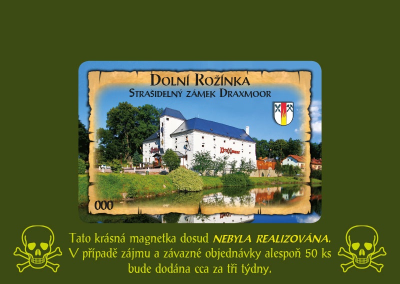 Magnetka MI Dolní Rožínka Strašidelný zámek s vodou  J-DRM 999