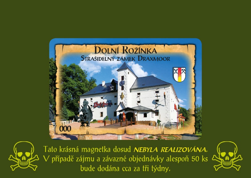 Magnetka MI Dolní Rožínka Strašidelný zámek  J-DRM 998