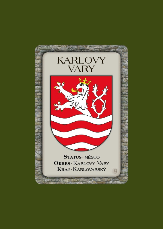 Magnetka MZ Karlovy Vary městský znak  K-KVM 008