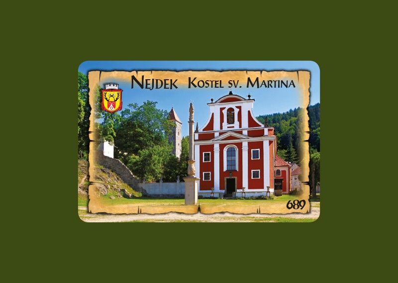 Magnetka MI Nejdek Kostel sv. Martina  K-NEM 689