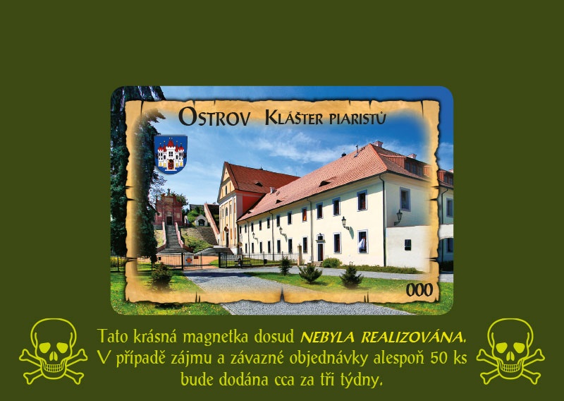 Magnetka MI Ostrov Klášter Piaristů  K-OVM 999