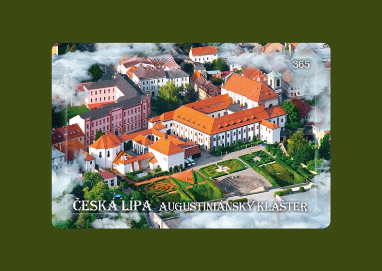 Magnetka MM Česká Lípa klášter letecká  L-CLU 365