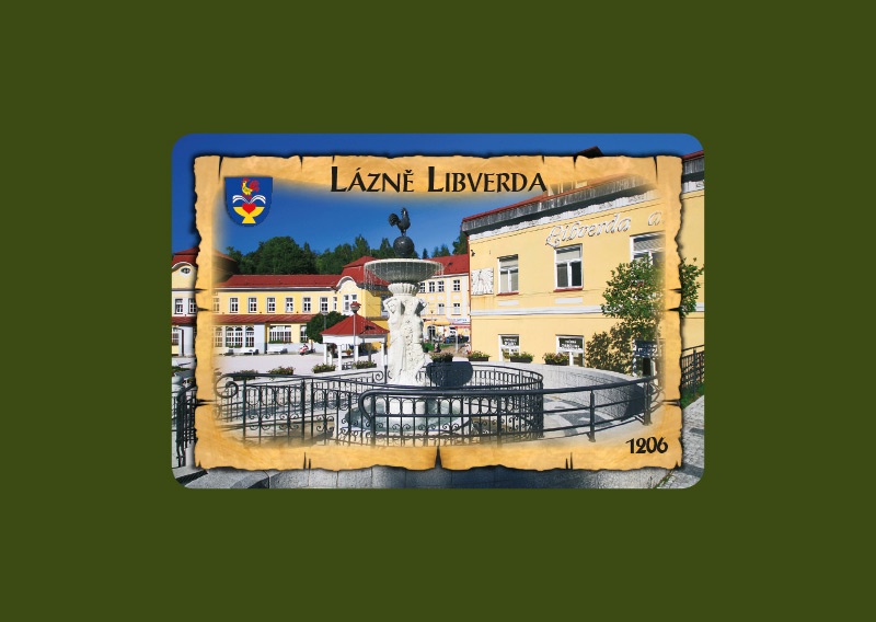 Magnetka MI Lázně Libverda Kolonáda s kašnou  L-LLM1206