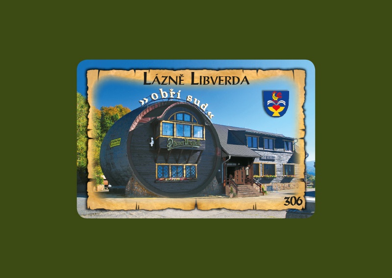 Magnetka MI Lázně Libverda Obří sud  L-LLM 306