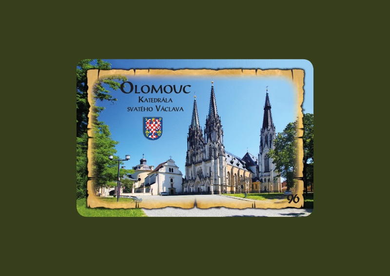 Magnetka MI Olomouc Katedrála sv. Václava  M-OLM 096