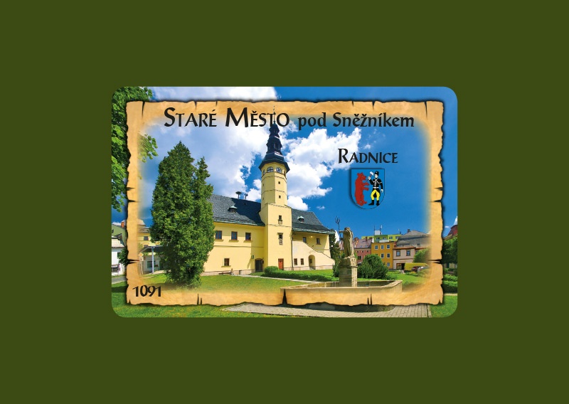 Magnetka MI Staré Město pod Sněžníkem Radnice  M-SMM1091