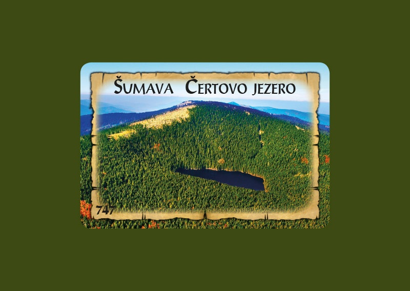 Magnetka MI Šumava Čertovo jezero letecká  P-SMM 747