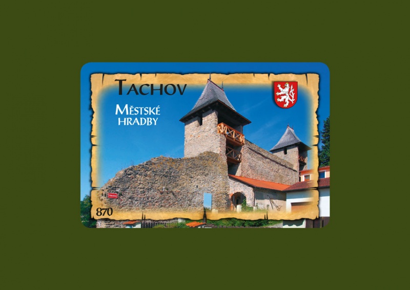 Magnetka MI Tachov Městské hradby  P-TVM-870