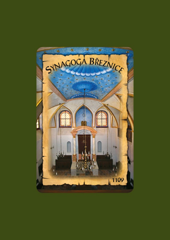 Magnetka MI Březnice Synagoga interiér  S-BRM1109