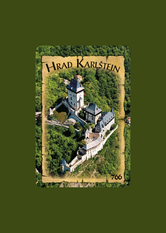 Magnetka MI Karlštejn Hrad letecká  S-KAM 766