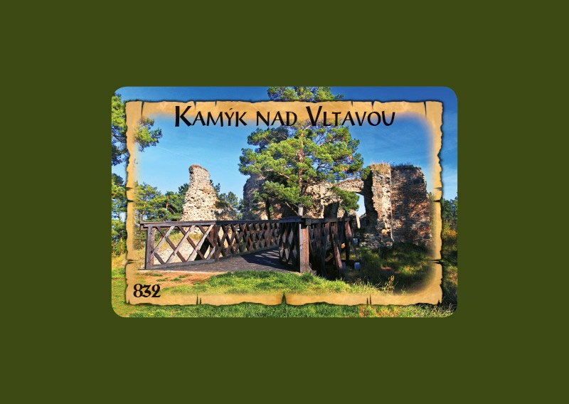 Magnetka MI Kamýk nad Vltavou Zřícenina hradu  S-KMM 832
