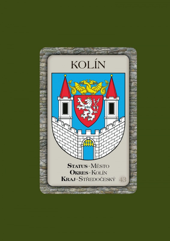Magnetka MZ Kolín městský znak  S-KNM-043