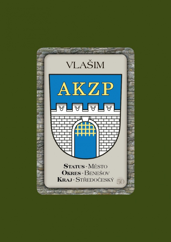 Magnetka MZ Vlašim městský znak  S-VMM-050