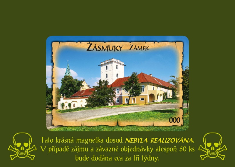 Magnetka MI Zásmuky Zámek  S-ZAM 999