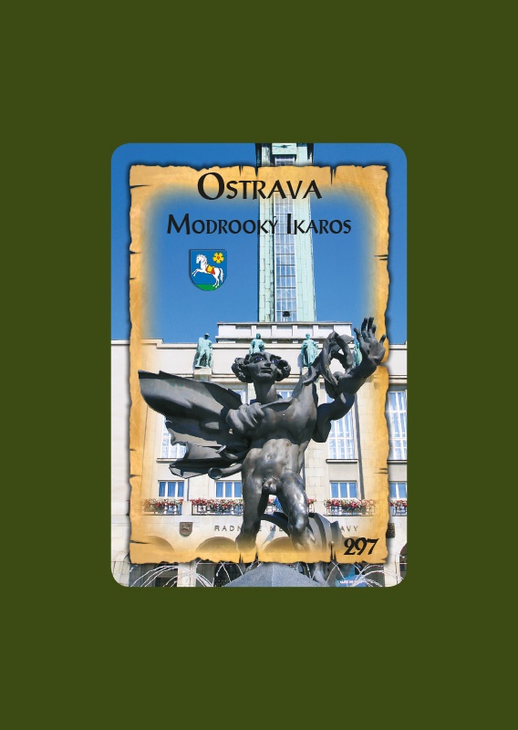 Magnetka MI Ostrava Modrooký Ikaros  T-OSM 297