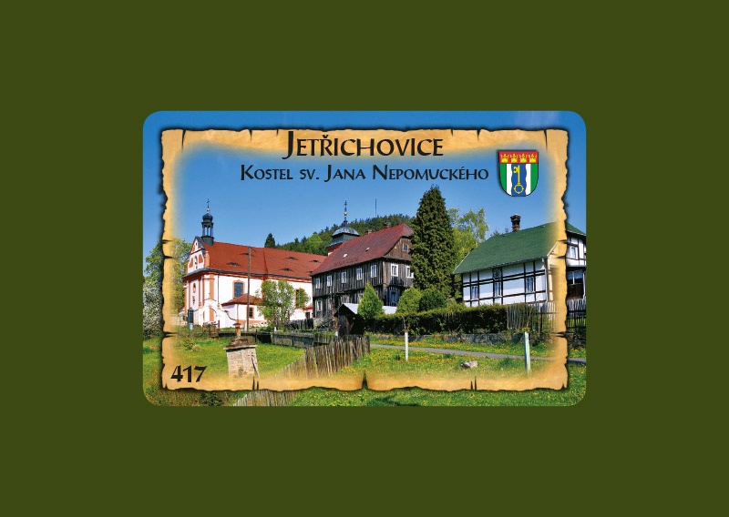 Magnetka MI Jetřichovice Kostel sv. Jana Nepomuckého  U-JEM 417